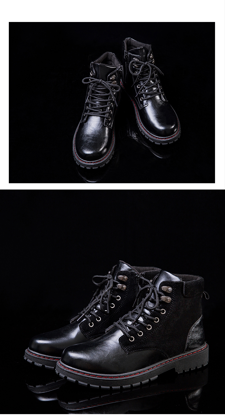 Giày cao cổ nam mùa thu nam Giày cao cổ xu hướng Giày cao cổ nam mang giày sa mạc không thấm nước shop giày sneaker