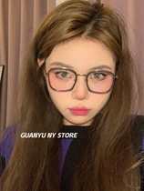 About About the new G family coconut iron glasses network red with the fine frame round face anti-blue glasses