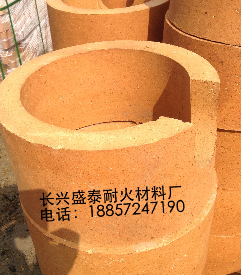 Self-produced and self-sold refractory brick round furnace refractory brick square barrel type