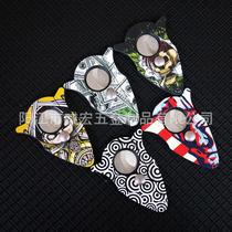 Creative stainless steel double-edged cigar scissors 3D printed bat cigar scissors ready-made gift box packaging cigar tool set