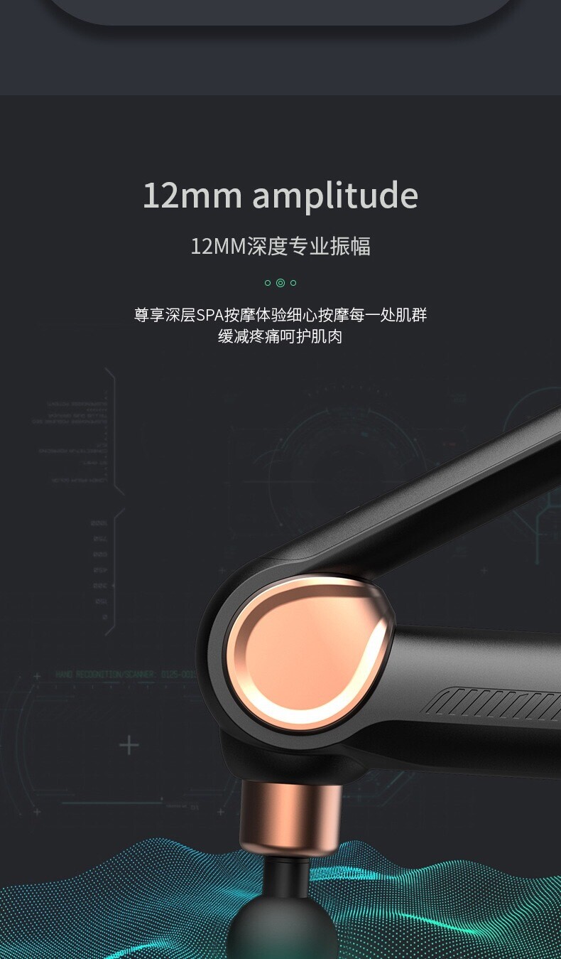 Массаж пушка 厂家直供亚马逊三角筋膜枪电动家用健身按摩枪肌肉放松筋膜按定制