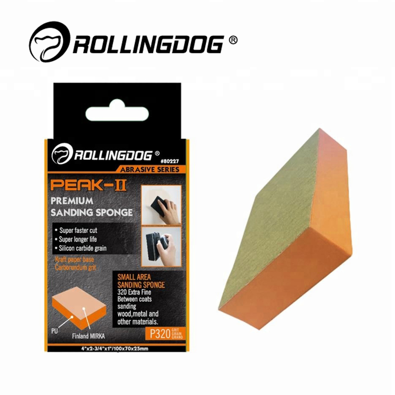 ROLLING DOG rolling dog wall treatment sanding block polishing sponge sandpaper 80226