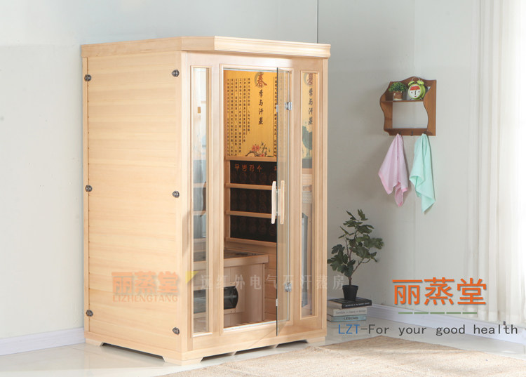 паровая сауна 丽蒸堂汗蒸房家用双人电气石纳米远红外线光波房桑拿浴箱排毒理疗 49482810