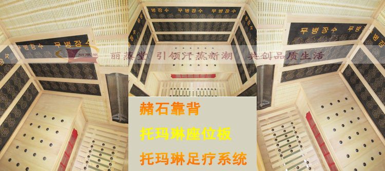 паровая сауна 丽蒸堂汗蒸房家用双人电气石纳米远红外线光波房桑拿浴箱排毒理疗 49482810