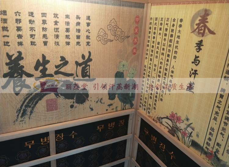 паровая сауна 丽蒸堂汗蒸房家用双人电气石纳米远红外线光波房桑拿浴箱排毒理疗 49482810