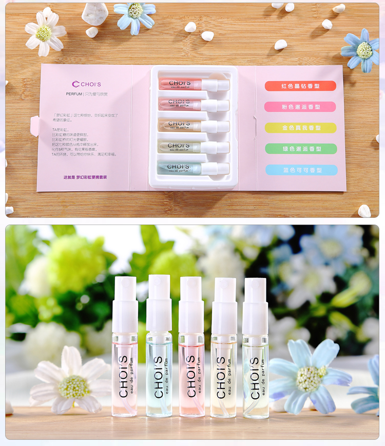 Mẫu nước hoa Gói dùng thử Chính hãng Set Bộ năm mảnh Hương thơm lâu dài Tươi tự nhiên 3ml nước hoa creed aventus