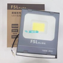 Foshan Lighting LED Floodlight Waterproof Floodlight Outdoor Spotlight Star Yao 50W100W Advertising Courtyard Searchlight