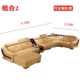 Sofa da Kaishun Ting Xuan lớp da phòng khách góc lớn căn hộ kết hợp đơn giản hiện đại sofa da hình chữ U - Ghế sô pha