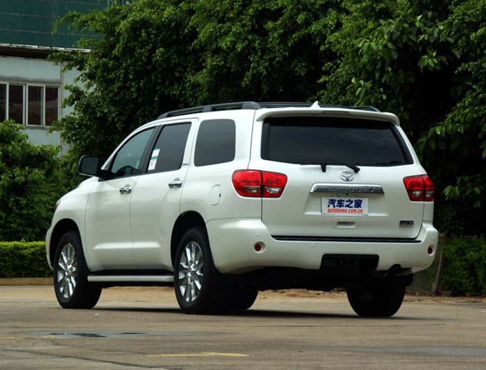 Đuôi xe Toyota Sequoia 10-15 cánh đuôi đỏ được sửa đổi đặc biệt Đuôi Sequoia SR5 có cánh sơn - Sopida trên đuôi gió pista