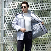 Серый антистатический (более толстый жаркий хлопок)