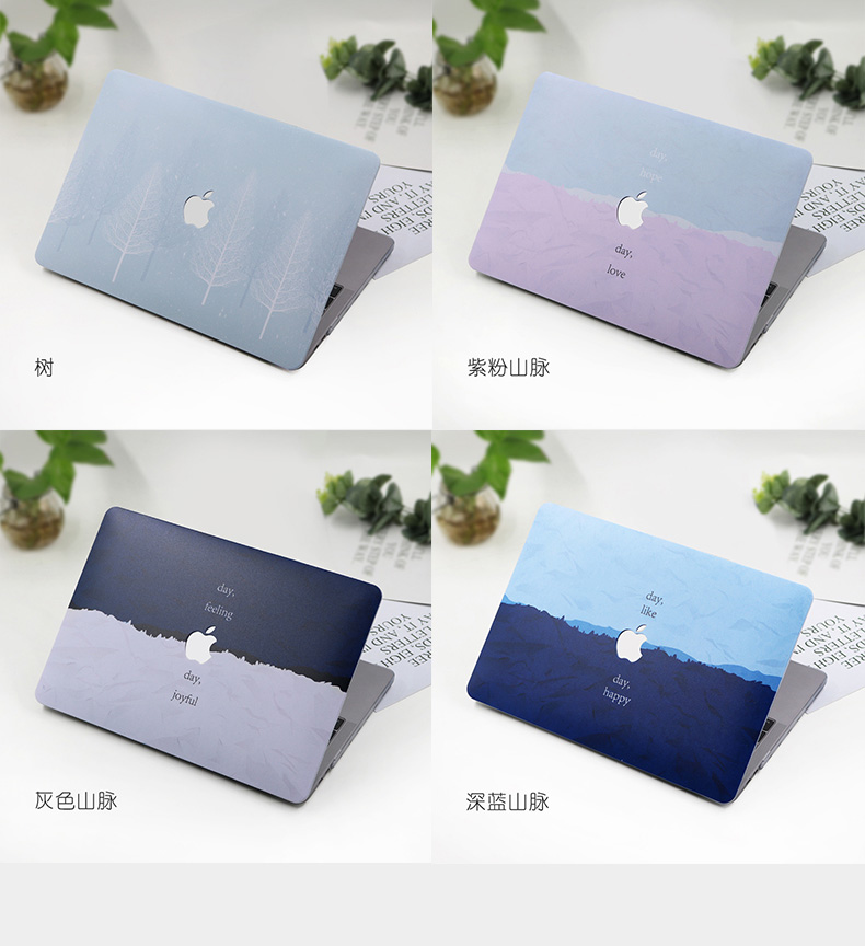 Apple MacBook12 inch máy tính xách tay Pro vỏ bảo vệ Air13.3 inch shell Mac11 vỏ siêu mỏng 15.4 dễ thương sáng tạo nghệ thuật vẽ bảo vệ bìa nữ chống mùa thu bao gồm tất cả phụ kiện dán