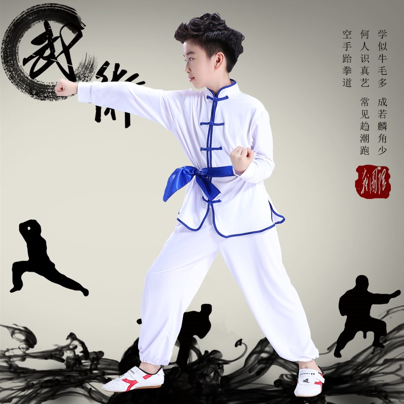 Giai đoạn Boy Mẫu giáo Summer Vàng Trung Quốc Kung Fu Cô gái satiating đào tạo thực hành võ thuật cho trẻ em