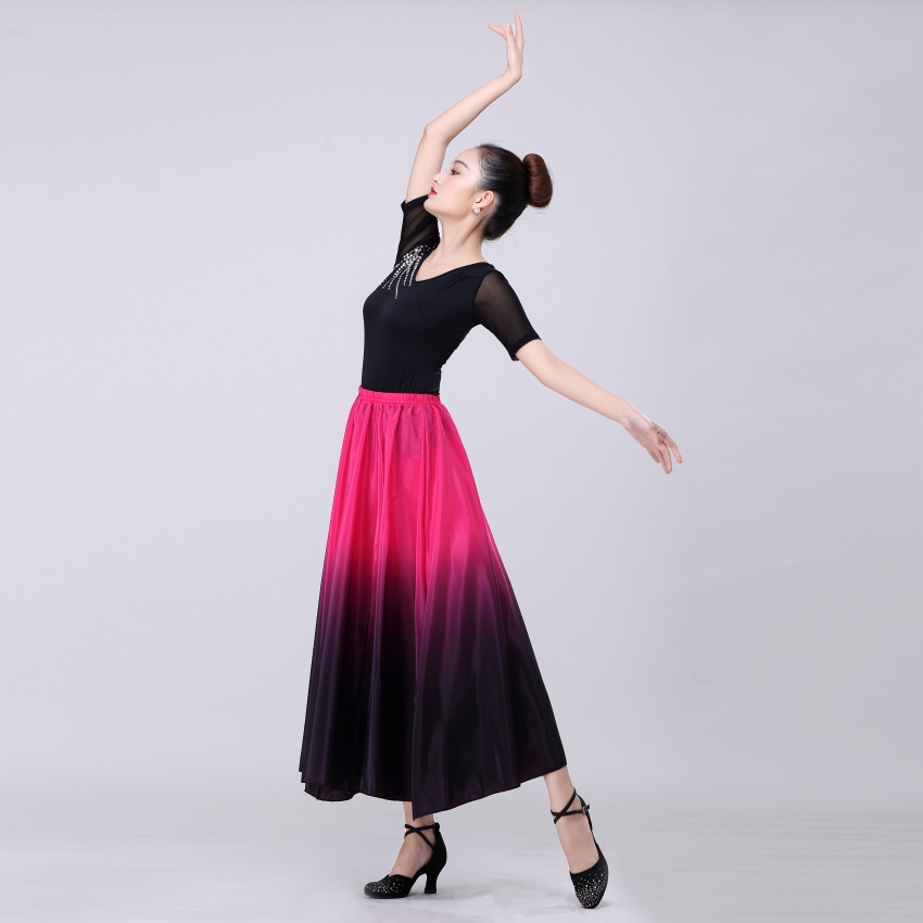 2019 luyện tập vũ đạo Tân Cương váy Yi Tây Tạng Uighur luyện tập vũ đạo thực hiện váy trang phục váy xoay váy dài