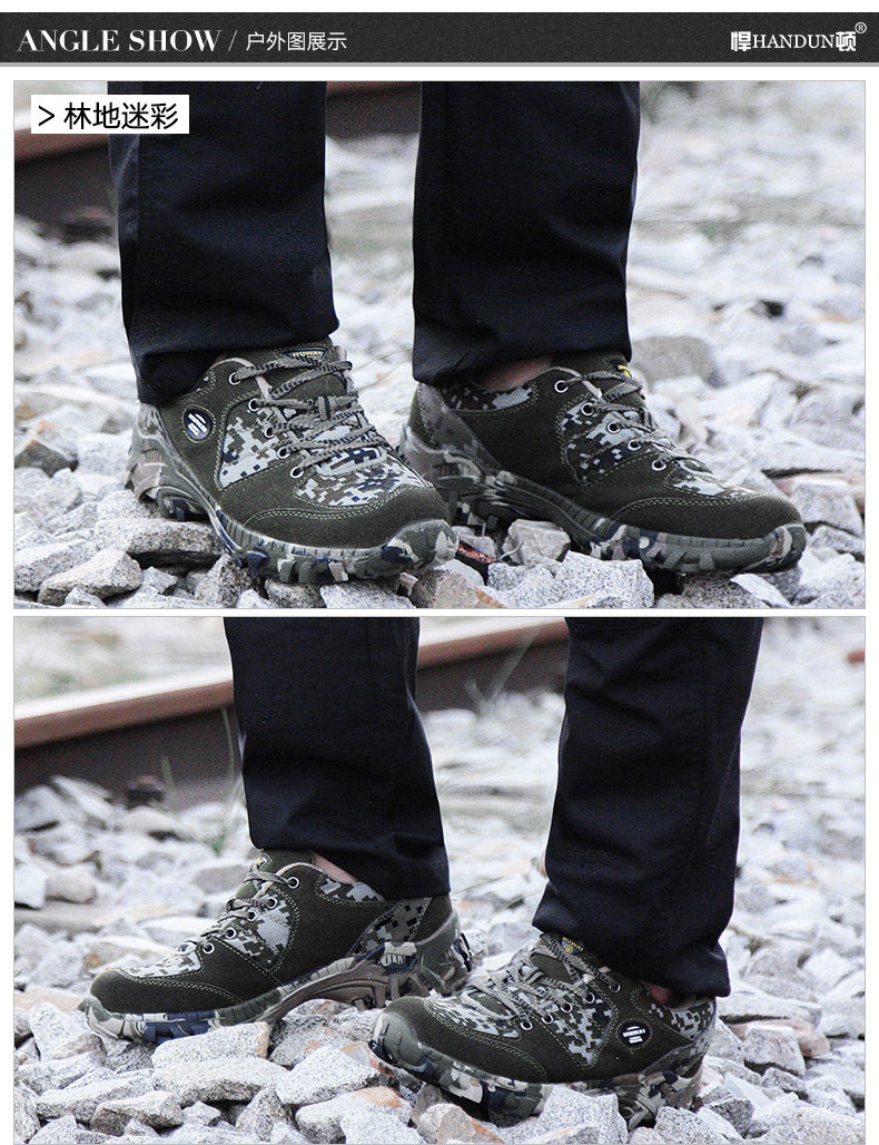 Boots militaires pour homme - amortissement - Ref 1402079 Image 28