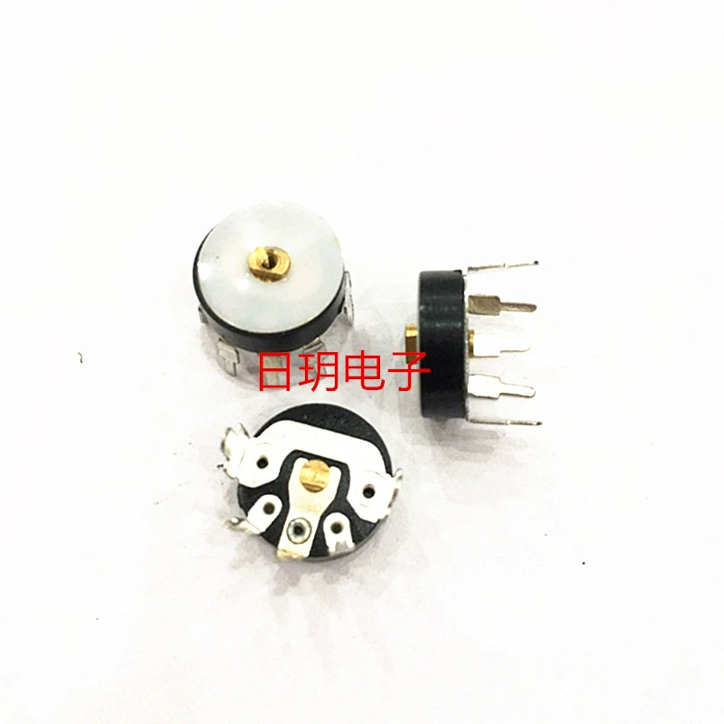 RV12MM dọc chân cong không có công tắc B103 B10K điều chỉnh âm lượng vô tuyến chiết áp khuếch đại công suất công tắc cách chọn chiết áp chiết áp