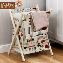 Basket storage basket oversized dirty clothes basket foldable dirty clothes cartoon net pocket basket clown performance