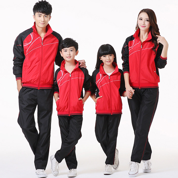 Spring and autumn long sleeve volleyball clothes men and women suit gas volleyball clothes long pants children's volleyball match team to wear jacket
