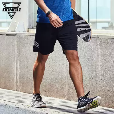 Sports shorts Men's running five-point pants 5-point summer basketball football loose training casual fitness pants