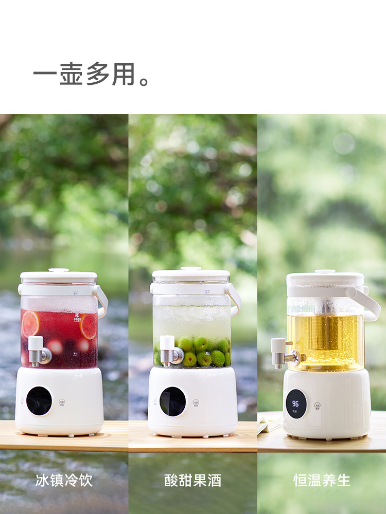 Olayks Instant Hot Water Bucket Constant Temperature Herbal Tea Faucet Health Pot Household Multifunctional Pure Titanium 2025 New Model