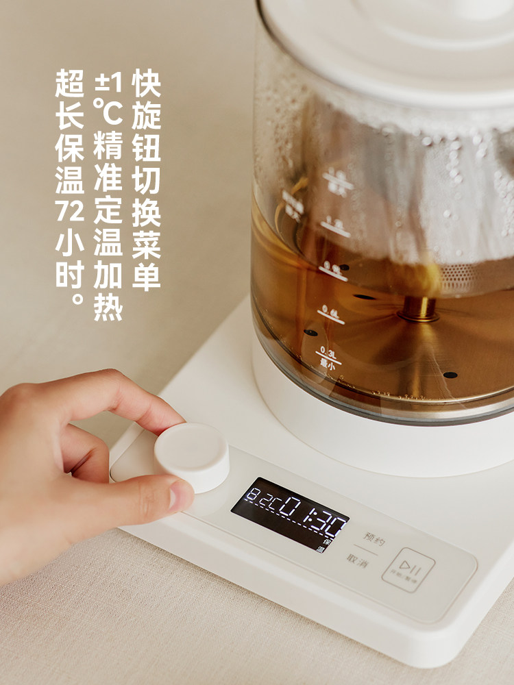 Olayks Instant Health Pot Tea Maker 2025 New Model Integrated Boiling and Brewing Flower Tea Maker Small Office Water Boiler