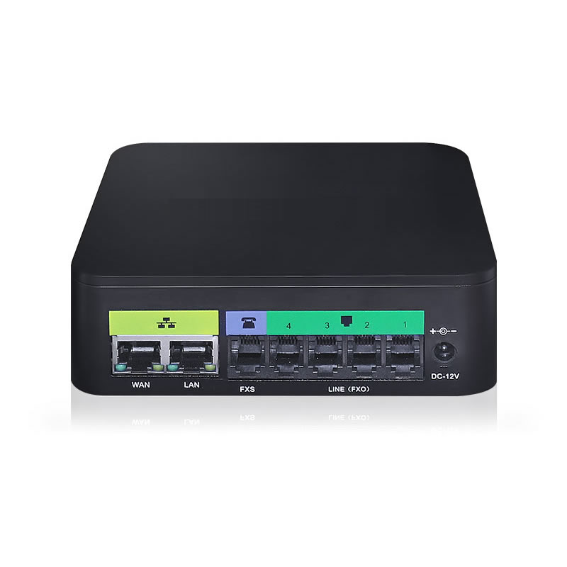 4-way outer line interface IPPBX support 30 extension phone call recorded voice message conference call