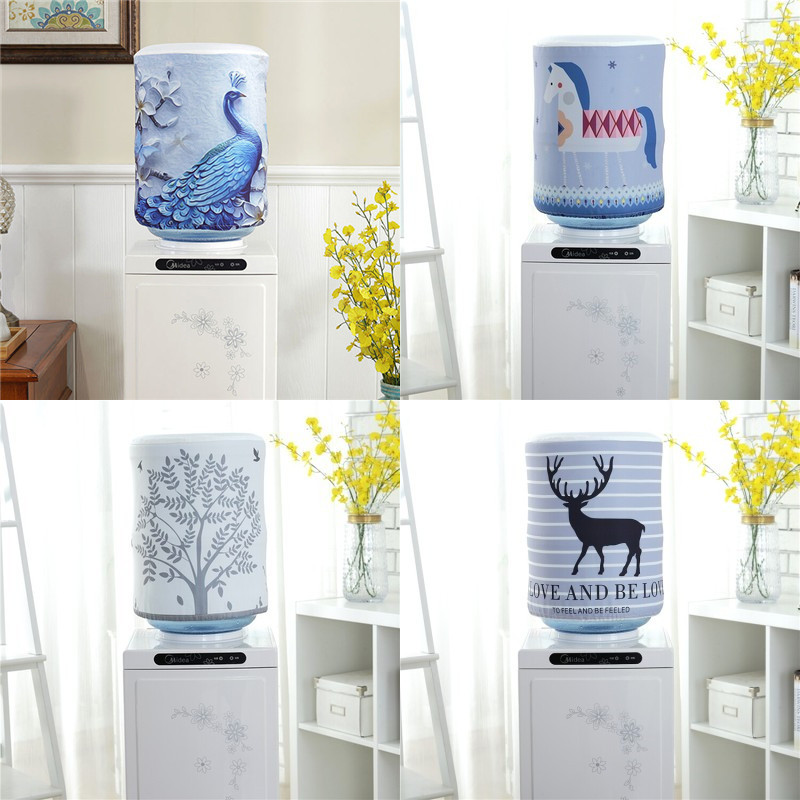 Pastoral fabric water dispenser bucket cover Single piece household pure bucket cover Large bucket bucket cover high-grade Korean style