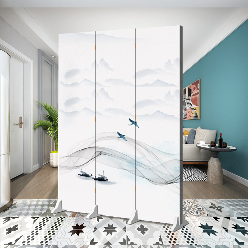 Screen partition living room simple modern decoration wall ink ink water restaurant doorway room household folding