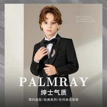 Childrens suit gown boy flower boy clothes for elementary school studentspiano performance Western-style few children host suit Inn handsome