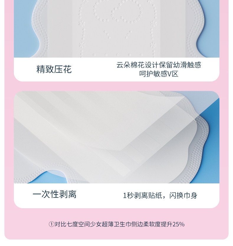 安享好物 安享B级卫生巾-七度空间天山绒棉 250卫生巾 国标 