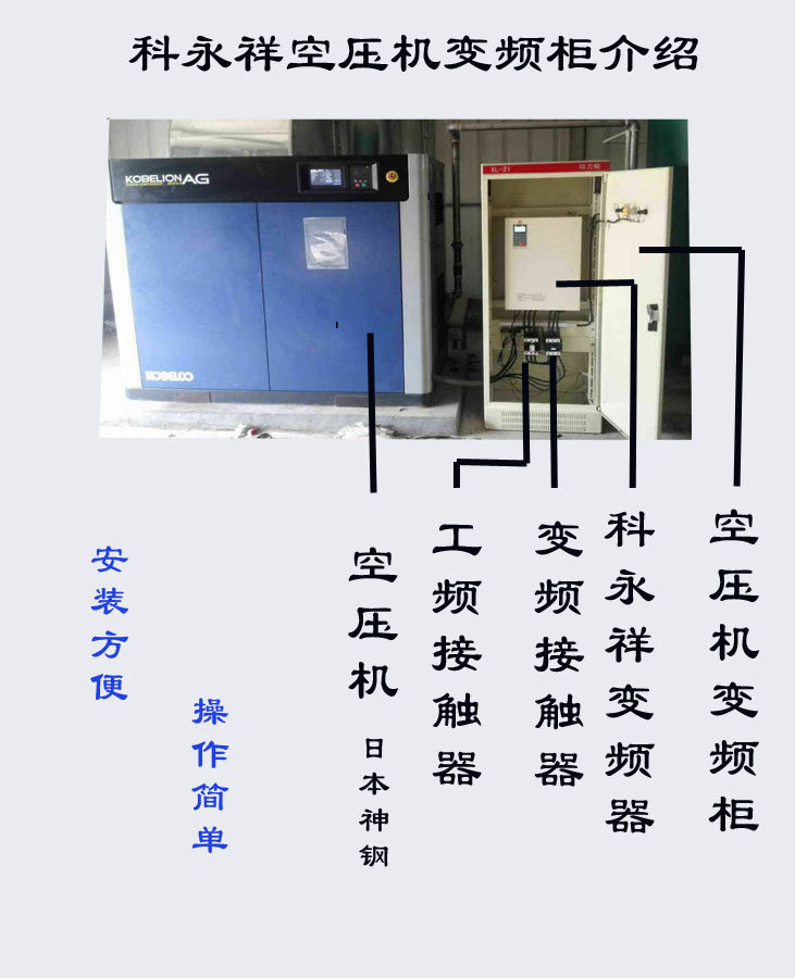 Kobelco air compressor special inverter transformation 100P30P50P maintenance