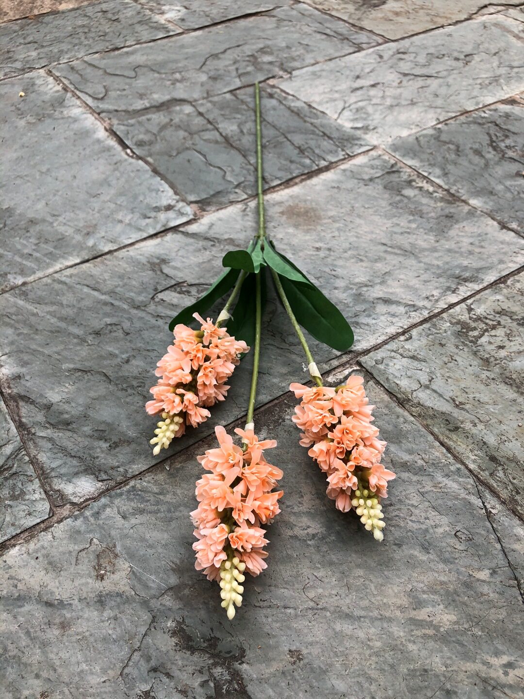 婚庆仿真花把束风信子法式5叉风信子婚礼引花排紫罗兰路引假花详情33