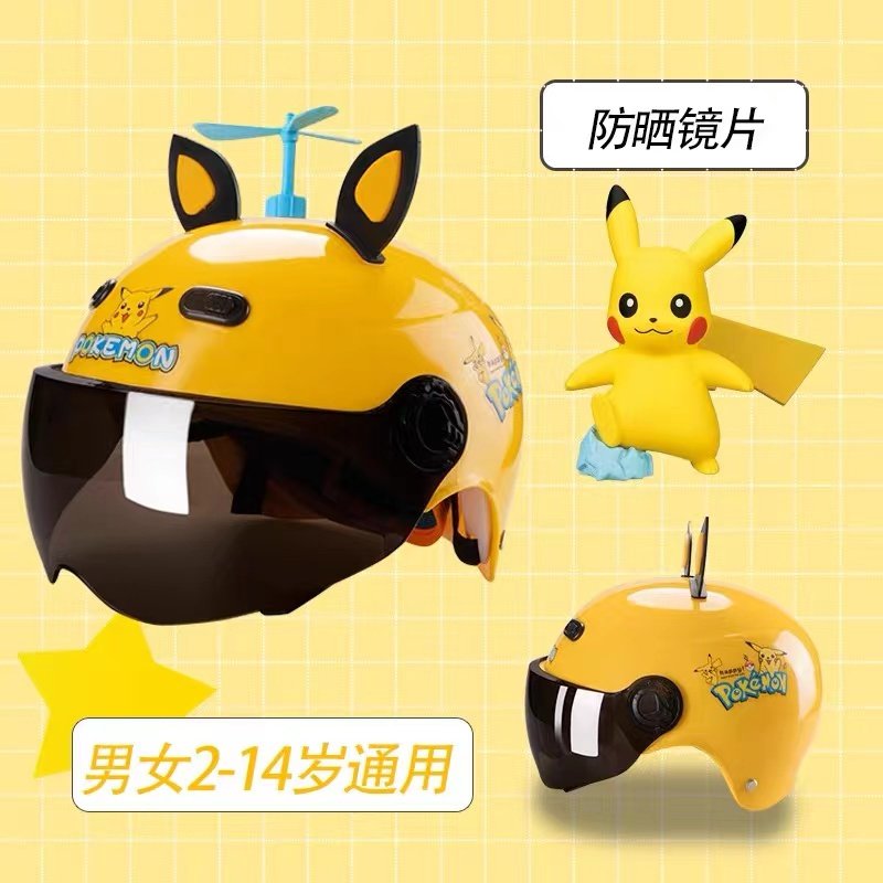 Children's Helmets Boys cycling motorcycle 2 - year - old cartoon electric hat girl safety hat cycling summer