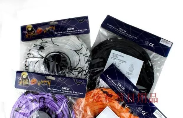 Halloween đạo cụ ma lễ hội trang trí vật tư Jack bí ngô thùng đèn di động treo bí ngô giấy đèn lồng - Sản phẩm Đảng / Magic / Hiệu suất 	phụ kiện cosplay cảnh sát	