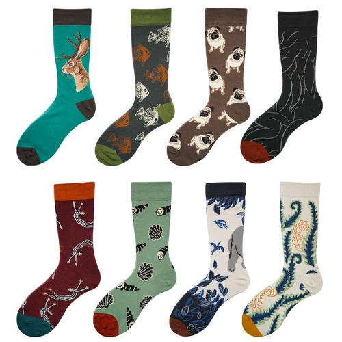 Носки для мальчиков, ретро гольфы, японский мужской скейтборд, европейский стиль