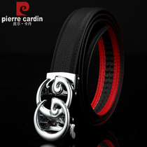 Pilkadan womens belt leather wild automatic buckle belt Womens casual soft cowhide Korean version of the tide pants