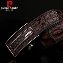 Pilkadan leather belt Mens crocodile leather mens belt Automatic buckle leather belt Mens business trendy mens belt