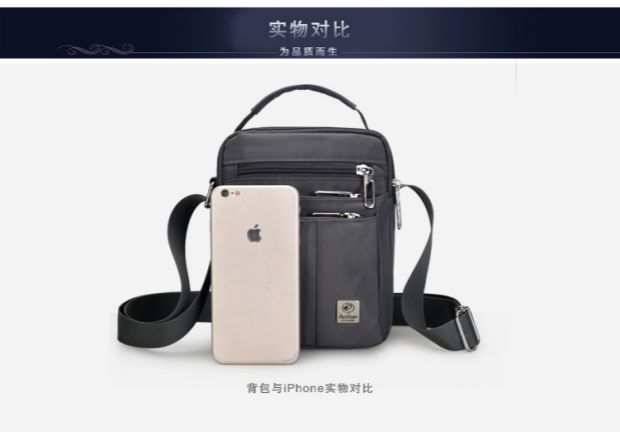 Mini nylon nam túi Áo mới không thấm nước Oxford vải vai túi Messenger túi điện thoại di động túi nhỏ thể thao và giải trí ví charles & keith