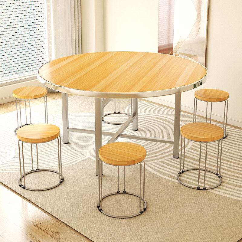 什么样的加厚圆桌面实木餐桌适合家庭和饭店使用？