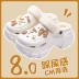 dép phòng lab Dép đi trong phòng mổ đế dày cho nữ, dép đi trong nhà chống trượt bệnh viện y tế DIY plus giày nhung lỗ, dép bông cho nữ, mùa đông dép bệnh viện phòng khám 