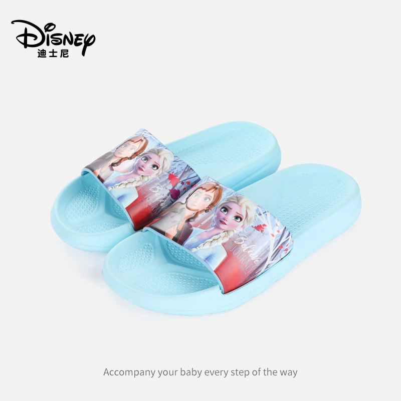 dép đi trong nhà Disney công chúa trẻ em Aisuoanna mùa hè mặc ngoài không trượt dép mềm đế và dép trẻ em gái dễ thương 