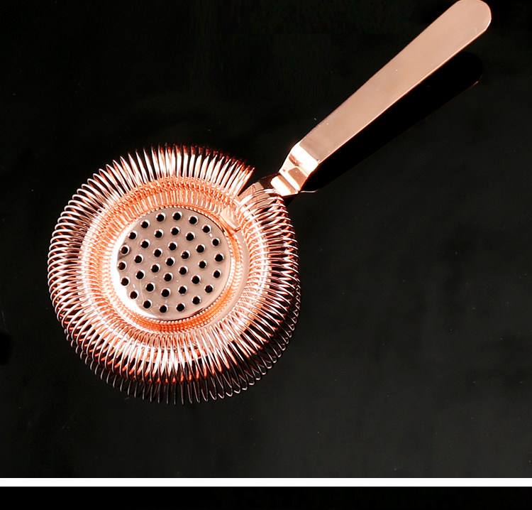 Фильтр для льда 不锈钢调酒滤冰器鸡尾酒隔冰器过滤欧式霍桑隔冰漏网器酒吧调酒用