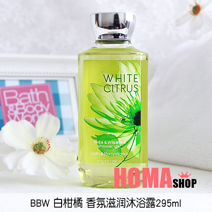 BBW White Citrus Fragrance Moisturizing Body Wash 295ml BathBody Works