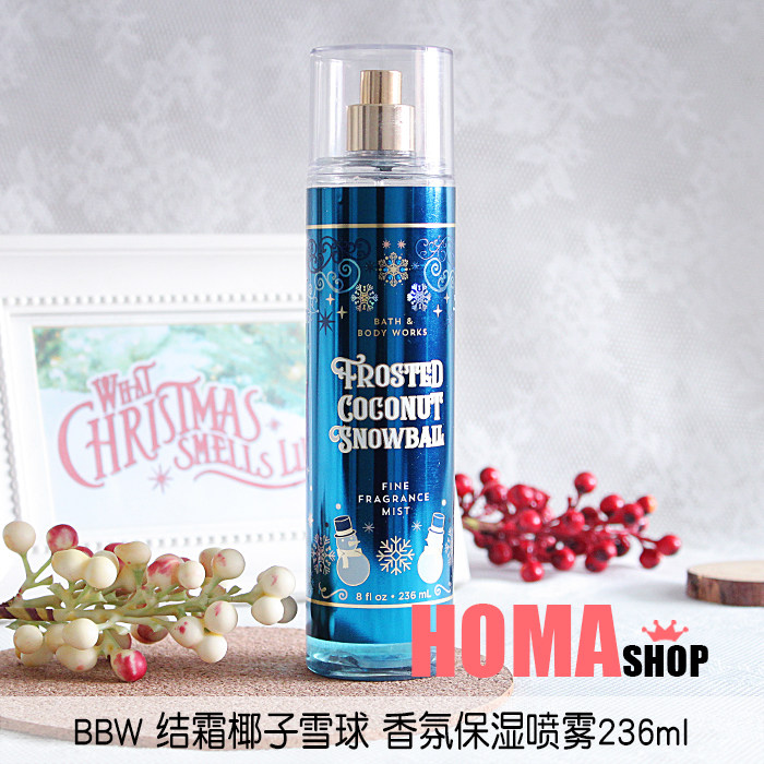 BBW Junction Cream Coconut Snowball Perfume Spray 236ml clear and moisturizing US BathBodyWorks