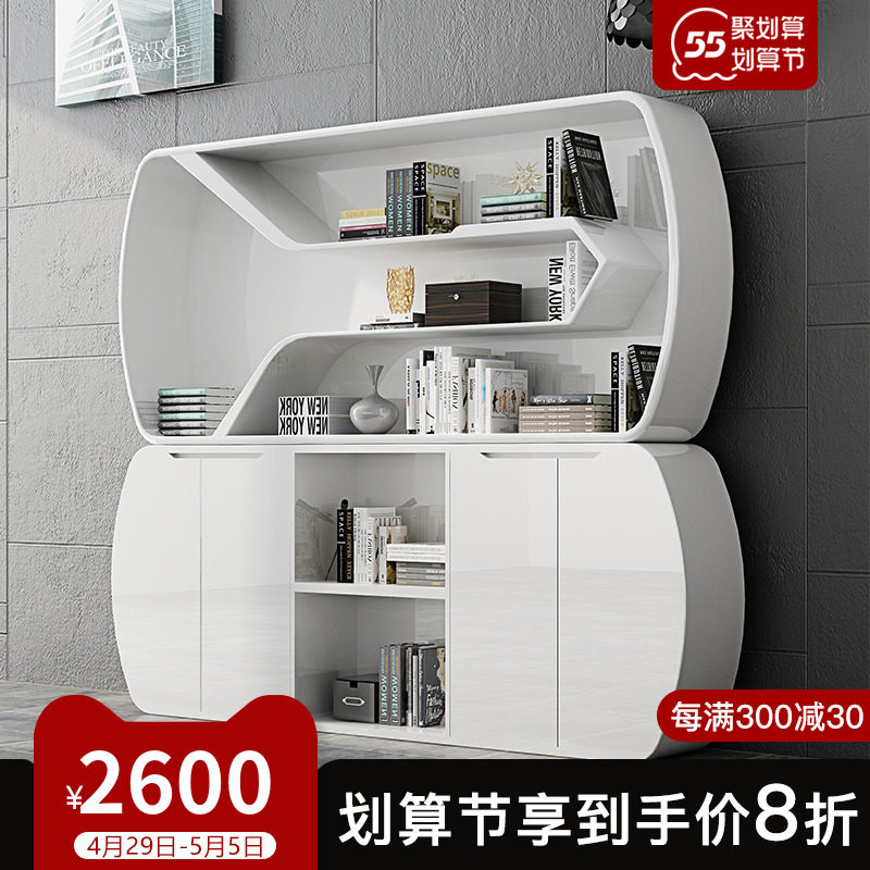 Vinquer Furniture Cabinet Information Cabinet Cabinet of decoration cabinet minimalist modern bookcase Archives cabinet Information cabinet Piano Baking Lacquered Cabinet