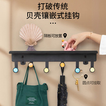 Entry door adhesive hook Wall wall hanging coat clothes hanger entrance hook