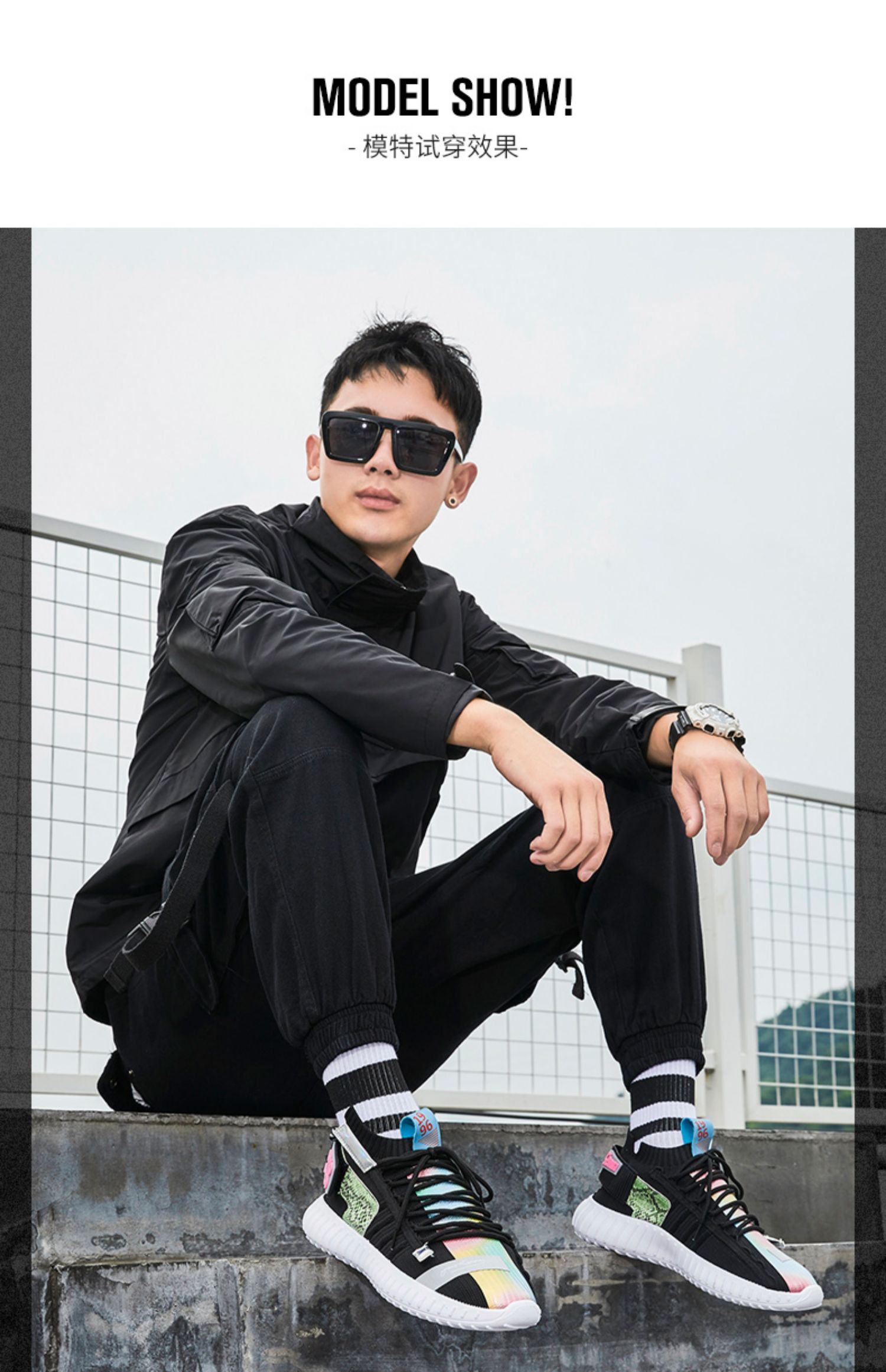 Senma net giày đỏ giày thủy triều giày thể thao nam mùa hè rung động giày nam thông thường giày thấp hoang dã để giúp giày chạy - Giày thấp giày sneaker nam