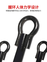 Ground anchor drill spiral ground anchor temporary ground anchor for grinder line construction group tower ground anchor cable ground drill