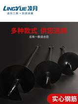 Ground anchor drill spiral ground anchor temporary ground anchor for grinder line construction group tower ground anchor cable ground drill