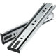 Gute drawer track damping buffer track slideway stainless steel mute three-section drawer slide rail guide rail