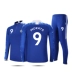 Bộ đồ tập luyện của Chelsea Jersey mùa đông dài tay cộng với bộ đồ đồng phục bóng đá dày nhung Mbabe phù hợp với nam - Bóng đá